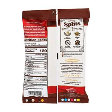Unique Snacks Original Splits Pretzels - Delicious Homestyle-Baked Snack Bag, OU Kosher, Non-GMO, No...
