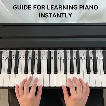 BEATBIT Piano Notes Guide for Beginners - Silicone Labels