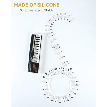 BEATBIT Piano Notes Guide for Beginners - Silicone Labels