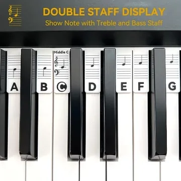 BEATBIT Piano Notes Guide for Beginners - Silicone Labels