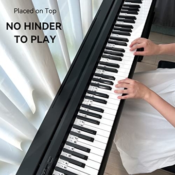 BEATBIT Piano Notes Guide for Beginners - Silicone Labels