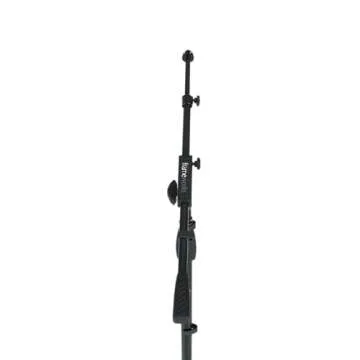 Gator Frameworks Frameworks Tripod Mic Soft Grip Twist Clutch, Boom Arm, and Both 3/8" and 5/8" Adapters Min/Max 6"/99" Microphone Stand (GFW-MIC-2020)