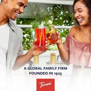 Torani Sugar Free Coffee Syrup, Vanilla Flavored Syrup for Drinks, Zero Calorie, Pump Included, 25.4 Fl Oz