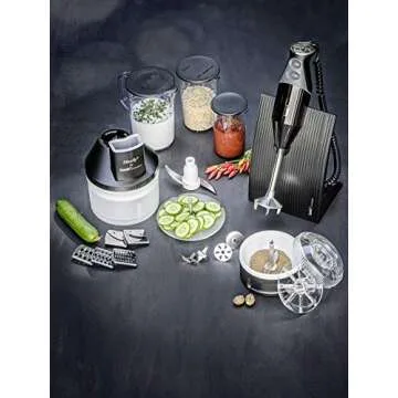 Bamix 1000ml Graduated BPA-Free Blending Pitcher with Handle Jug – Practical and Durable Container – Perfect Accessory to Immersion Blenders – Freezer, Microwave, and Dishwasher Safe