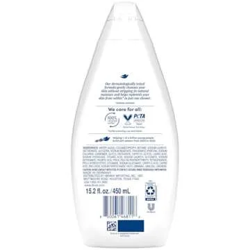 Dove Body Wash, Hydrate 6-Pack – Moisturizing Cleanser for Smooth, Soft Skin, 15.22 Oz Ea