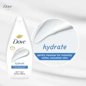 Dove Body Wash 6-Pack for Moisturized, Smooth Skin