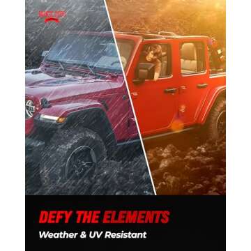 Badass Moto Accessories for Jeep Fire Extinguisher Mount Jeep Gladiator Fire Extinguisher Holder Jeep Wrangler fits 1965-2024 JK JKU TJ CJ JL, Easy Install Roll Bar for Jeep Gifts, Badass Black