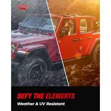 Badass Moto Accessories for Jeep Fire Extinguisher Mount Jeep Gladiator Fire Extinguisher Holder Jeep Wrangler fits 1965-2024 JK JKU TJ CJ JL, Easy Install Roll Bar for Jeep Gifts, Badass Black