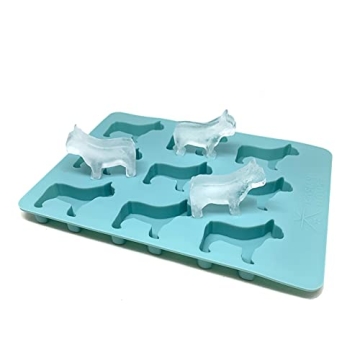 Kasian House French Bulldog Ice Cube Tray - 9 BPA Free Molds