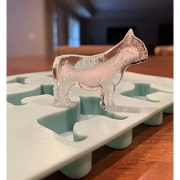 French Bulldog Ice Cube Tray BPA Free 9 Molds