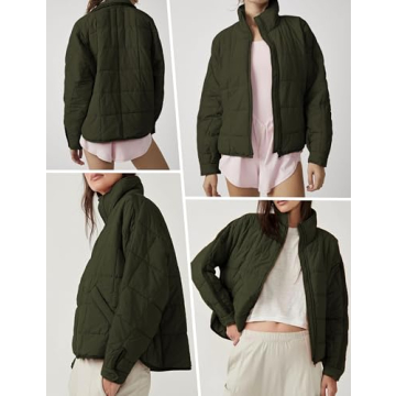 Xiaoxuemeng Women's Lightweight Quilted Puffer Jacket
