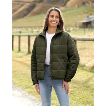 Xiaoxuemeng Women's Lightweight Quilted Puffer Jacket
