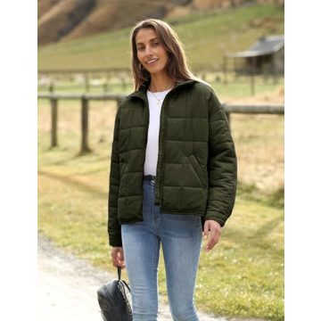 Xiaoxuemeng Women's Lightweight Quilted Puffer Jacket