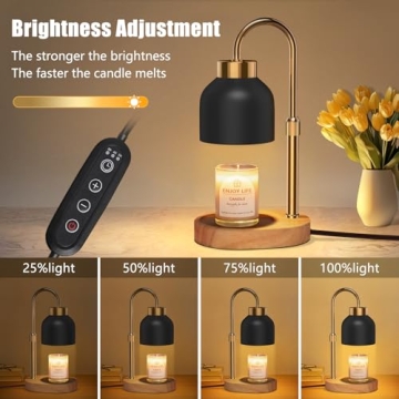 Seenlast Candle Warmer Lamp with Adjustable Timer and Height