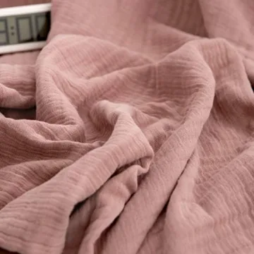 Comfortable Dusty Rose Cotton Throw Blanket for Home