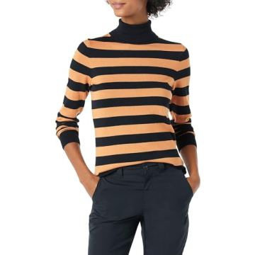 Amazon Essentials Women's Classic-Fit Lightweight Long-Sleeve Turtleneck Sweater (Available in Plus ...