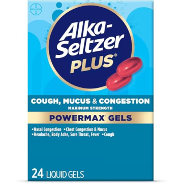 Alka-Seltzer Plus Maximum Strength Liquid Gels for Cough Relief