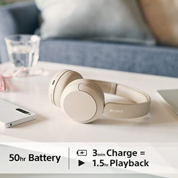 Sony WH-CH520 Wireless Headphones with 50 Hours Battery Life