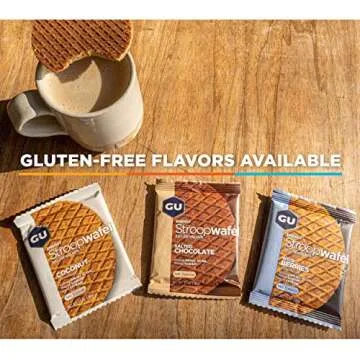 GU Energy Stroopwafel Variety Pack Sports Nutrition Waffle, Caffeine Included, and Kosher Dairy, On-The-Go Energy for Any Workout, 16 Count