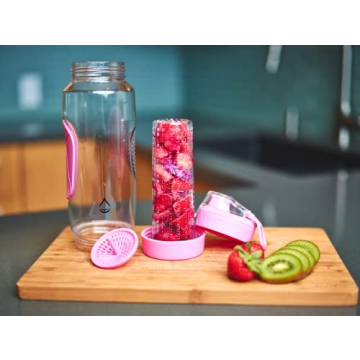 Premium Infusion Pro 32 oz Fruit Infuser Water Bottle