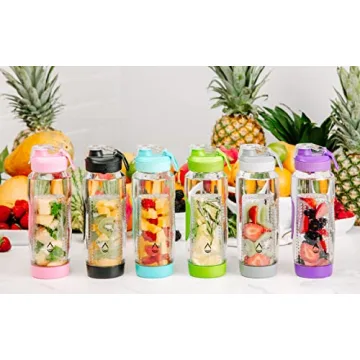 Premium Infusion Pro 32 oz Fruit Infuser Water Bottle