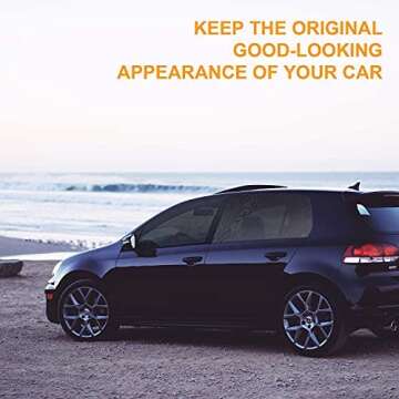 AstroAI Car Window Shade, Front Side Window Sun Shade Blocks Sun, Glare and UV Rays for Baby–Car Sunshades Universal Fit up to 29.5”H x 35.4”L(2 Pack, Black)