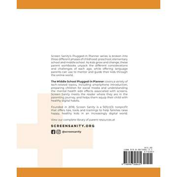 Middle School Plugged-In Planner