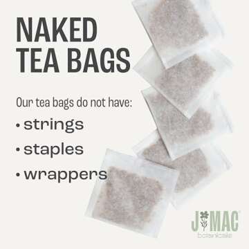 J MAC BOTANICALS Organic Spearmint Tea (50 Teabags), USDA Certified