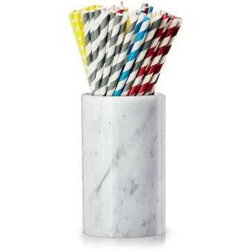 Kota Japan White Marble Stone Wine and Champagne Bottle Chiller Cooler - 7" X 5" | Elegant Kitchen Utensil Holder | Must Have Wine Chiller for Your Home | Impress Your Guests at Next Party or Event!