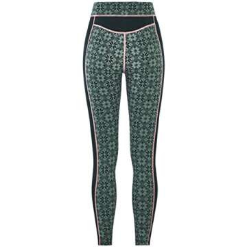 Kari Traa Rose High Waisted Women's Base Layer Leggings, 100% Merino Wool Full-Length Winter Warm Pants, Soft Base Layer Leggings Pants, Murk, Large