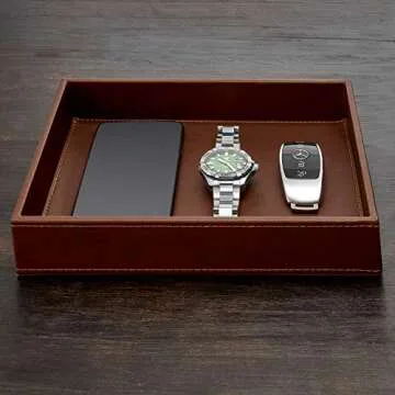 GALLAWAY LEATHER Valet Tray - Stylish Men's Organizer