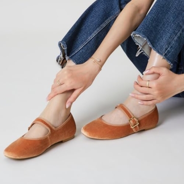 Trary Mary Jane Shoes Women – Elegant Ballet Flats