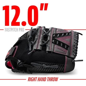 Franklin Sports Girls Softball Glove 12" Pink Mitt