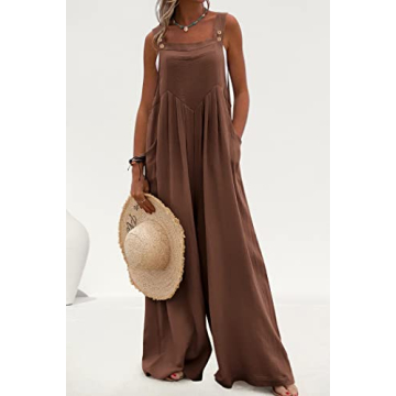 PRETTYGARDEN Women's Casual Bib Overalls - Summer Fashion