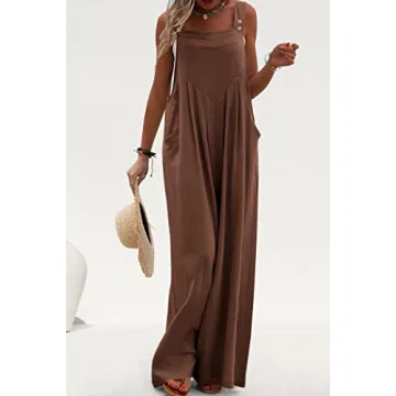 PRETTYGARDEN Women's Casual Bib Overalls - Summer Fashion