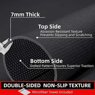 GymCope Premium Exercise Mat for Home Fitness