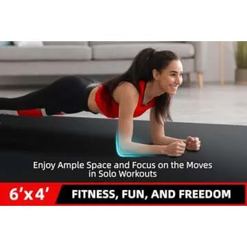 GymCope Premium Exercise Mat for Home Fitness