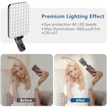 ALTSON 60 LED Selfie Light for Perfect Photos and Video