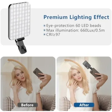 ALTSON 60 LED Selfie Light for Perfect Photos and Video