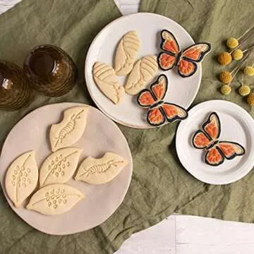 Monarch Butterfly Cookie Cutters Set for Creative Baking