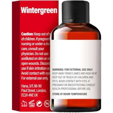 H’ana Wintergreen Essential Oil - 100% Pure & Natural Wellness Solution