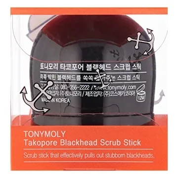 TONYMOLY Tako Pore Black Head Scrub Stick for Clear Skin