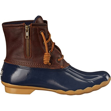 Sperry Women's Tan/Navy Saltwater Boots - Waterproof Comfort