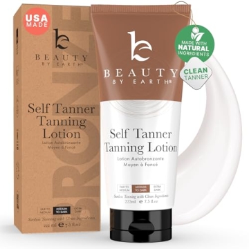 Beauty by Earth Self Tanner - Natural Glow with Organic Ingredients