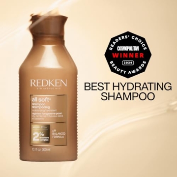 Redken All Soft Shampoo Hydrates Dry Hair With Argan Oil