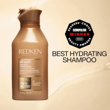 Redken All Soft Shampoo Hydrates Dry Hair With Argan Oil