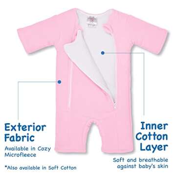 Baby Merlin's Magic Sleepsuit - Microfleece Baby Transition Swaddle Sleep Suit for Infants 3-6 Month...
