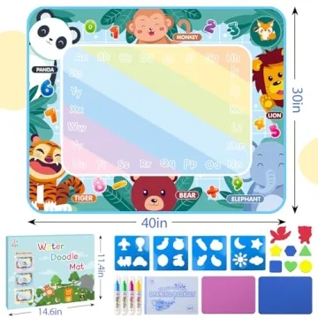 Water Doodle Mat Mess-Free Drawing Fun for Kids