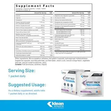 Klean ATHLETE Klean Sport Pack - Daily Nutritional Supplement
