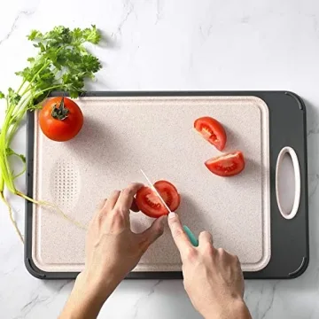 Guanci 16x11 Double Sided Stainless Steel Cutting Board